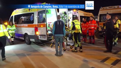 19 crianças palestinianas de Gaza chegam a Itália para receber tratamento médico