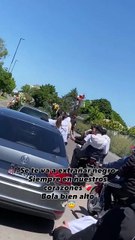 Descontrolada despedida tumbera en el cementerio de La Plata: quemaron una moto