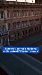 Maserati torna a Modena sulle note di 'Nessun dorma'