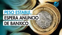 Peso opera estable contra el dólar a la espera del anuncio de Banxico