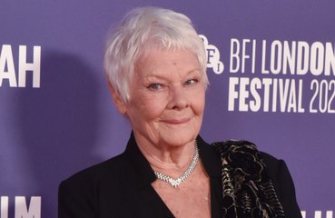 Dame Judi Dench's eyesight is so bad that she can't watch TV or stage shows