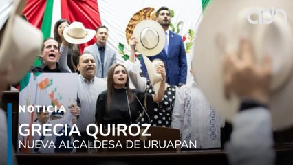 Grecia Quiroz asume Uruapan tras el asesinato de Carlos Manzo, “Su legado es más fuerte que nunca”