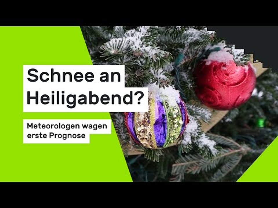 Schnee an Heiligabend? Meteorologen wagen erste Prognose
