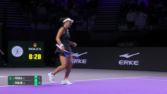 Finales WTA - Pegula surclasse Paolini et accède au dernier carré