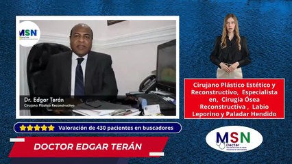 👨‍⚕️ Dr. Edgar Terán | Cirugía Plástica y Estética en MSN Doctor