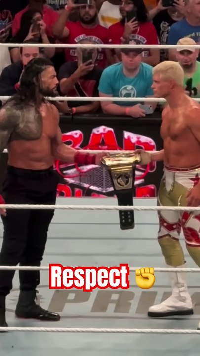 Respect. #codyrhodes #romanreigns #wwe #shorts