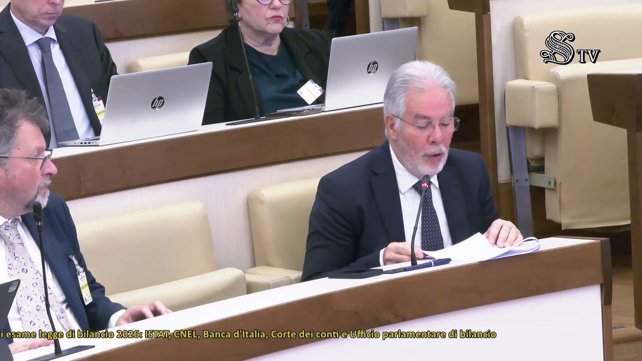 Roma - ​​Audizioni preliminari esame legge di bilancio 2026 (06.11.25)