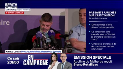 Oléron: "Le pronostic vital des deux victimes en urgence absolu n'est pas engagé", assure le procureur de la République de La Rochelle