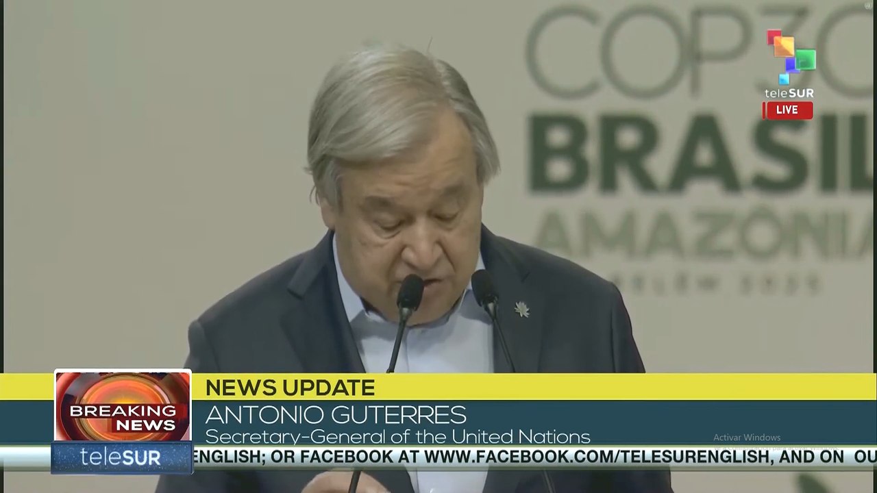 B/N: UN: "We have never been better equipped to fight climate change"