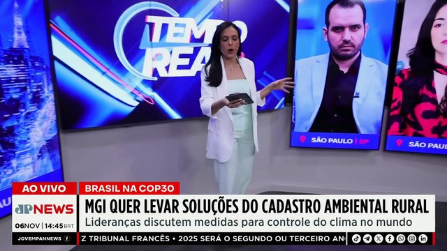 MGI quer levar na COP30 novas soluções do Cadastro Ambiental Rural | TEMPO REAL