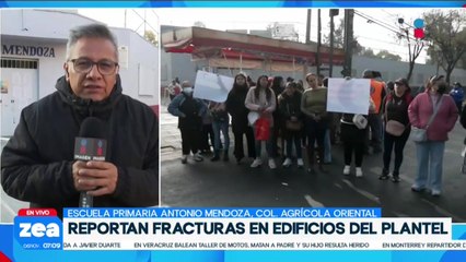 Padres de familia reportan fracturas estructurales en primaria