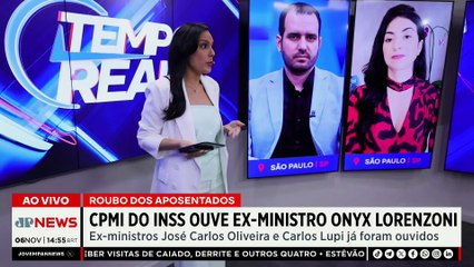 Onyx Lorenzoni depõe na CPMI do INSS: o que ele vai dizer? | TEMPO REAL