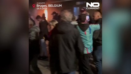 Un incendio en un bús obliga a evacuar a aficionados del Barcelona antes del partido de Champions