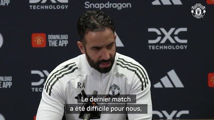 Man. United - Amorim : "Nous sommes plus confiants qu'avant"