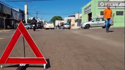 Acidente entre três veículos é registrado no Bairro Parque São Paulo