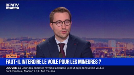 Jeunes filles voilées à l'Assemblée nationale: Antoine Léaument (LFI) dénonce une “polémique islamophobe contre des jeunes femmes”