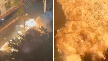 Massive fireball erupts in the Bronx injuring seven firefighters