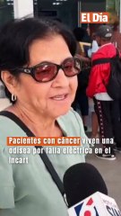 Pacientes con cáncer viven una odisea por falla eléctrica en el Incart