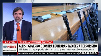 “Ações se assemelham muito”, diz Musa sobre equiparar faccções criminosas a terrorismo