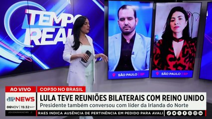 Lula tem reuniões bilaterais e busca fechar acordos ambientais | TEMPO REAL