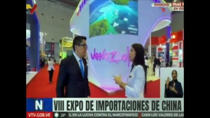 Más de 50 empresas de Venezuela están presentando sus diversos productos en Shanghái