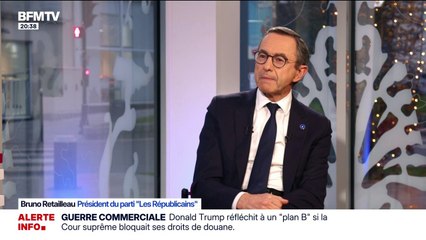 "J'ai entendu les mots d'un premier ministre d'Emmanuel Macron qui aurait pu être un Premier ministre de gauche": Bruno Retailleau est l'invité de "En campagne", la nouvelle émission de BFMTV