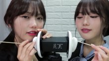 ASMR  Japanese and Korean Twin Ears Cleaning -