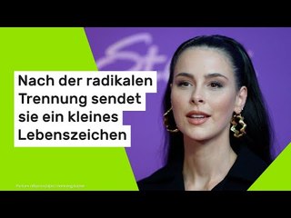 Nach der radikalen Trennung sendet sie ein kleines Lebenszeichen