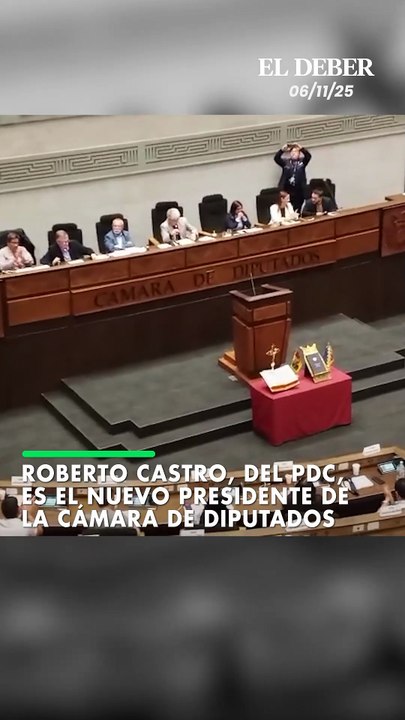 Roberto Castro, del PDC, es el nuevo presidente de la Cámara de Diputados