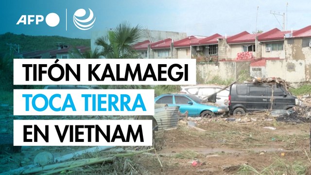 El tifón Kalmaegi toca tierra en Vietnam, tras dejar más de 140 muertos en Filipinas