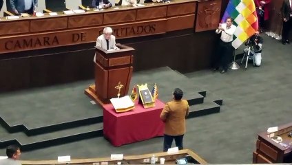 Acto de posesión del presidente de la Cámara de Diputados, Roberto Castro para la gestión 2025 2026