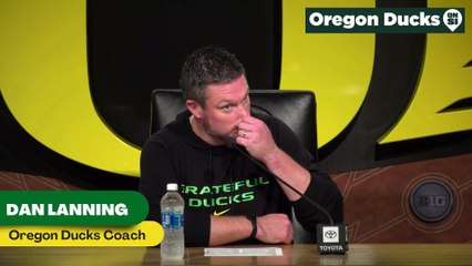 Oregon Ducks discuss their long drive during the game