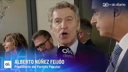 Feijóo: "Habéis resistido contra un poder que lo ejerce fuera de cualquier órbita razonable"