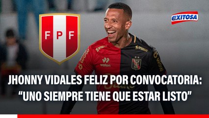 Jhonny Vidales fue convocado con Perú: "Muy feliz por esta oportunidad", declaró delantero de Melgar