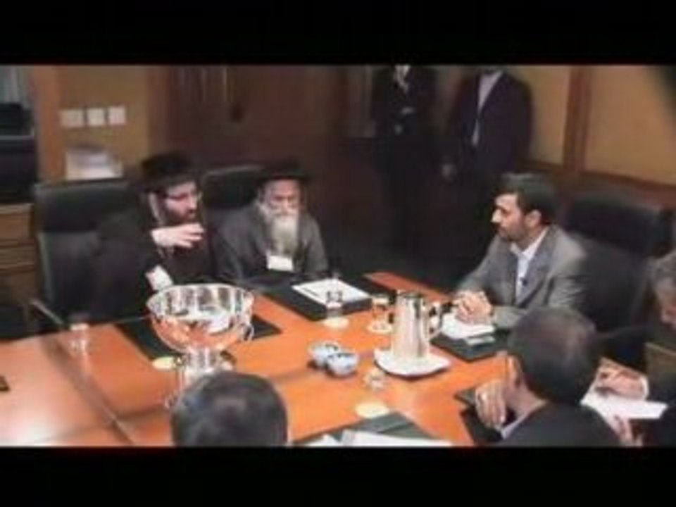 rencontre ahmadinejad rabins antisioniste