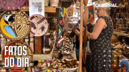 Lembranças envolvendo sabores e ritmos paraenses encantam turistas em Belém