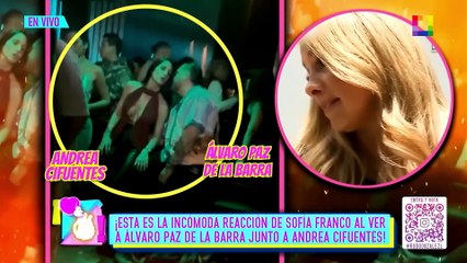 LA INCÓMODA REACCIÓN DE SOFÍA AL VER A ÁLVARO JUNTO A ANDREA | Willax