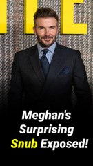 David Beckham 'got revenge' on Harry for Meghan snub
