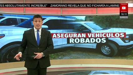 Autoridades aseguran vehículos robados en San Luis Potosí