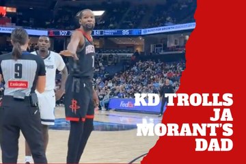 Kevin Durant trolls Ja Morant’s dad in epic moment during Suns vs Grizzlies