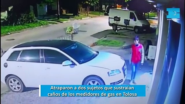 Vecinos captaron in fraganti y atraparon a una pareja que sustraía medidores de gas en Tolosa