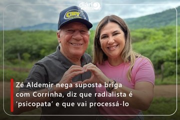 Zé Aldemir nega suposta briga com Corrinha, diz que radialista é ‘psicopata’ e que vai processá-lo