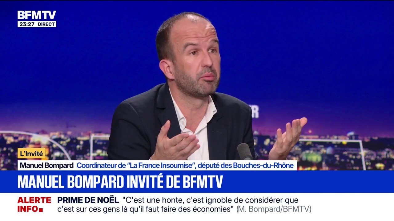 Manuel Bompard (LFI) trouve “infecte” la polémique autour des jeunes filles voilées présentes dans les tribunes de l'Assemblée nationale