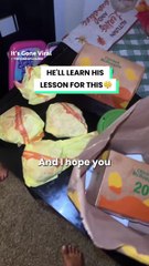 He was in bed patiently waiting for it 😂