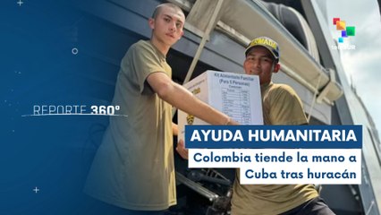 Colombia entrega ayuda humanitaria a Cuba tras paso del huracán Melissa