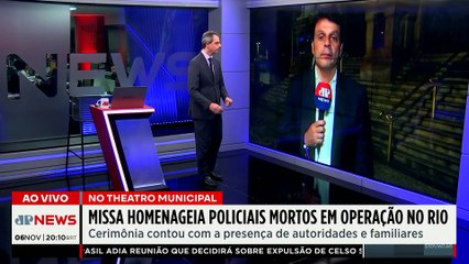 Missa homenageia policiais mortos em megaoperação no Rio de Janeiro