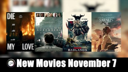 New Movies: Die My Love, Predator: Badlands, Nuremberg, and Sarah's Oil