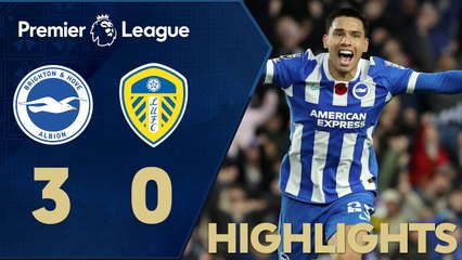 Brighton & Hove Albion 3 - 0 Leeds United - Liga Perdana Inggeris 2025/26