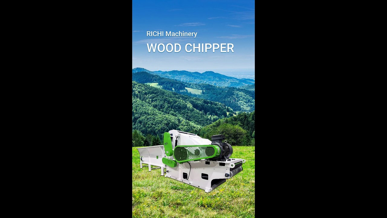 See How RICHI Wood Chipper Machine Transforms Wood Waste into Profits!