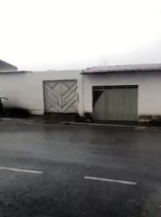 VÍDEO: Temporal provoca chuva de granizo e surpreende moradores de cidade baiana